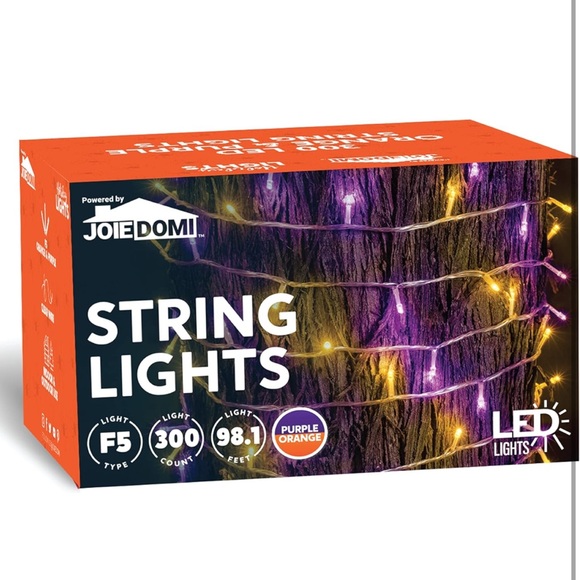 NWT 300 Orange & Purple LED Lights for Halloween - Picture 2 of 5